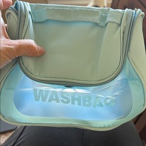 Washbag Travel Toiletry Bag in Light Aqua